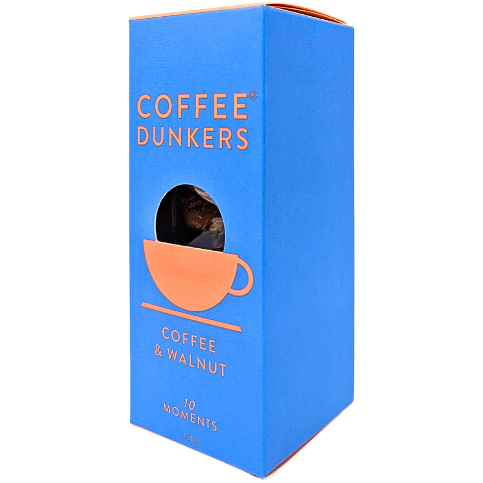 Coffee Dunkers Coffee & Walnut Biscuits (UK) - 150g