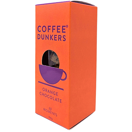 Coffee Dunkers Orange Chocolate Biscuits (UK) - 150g