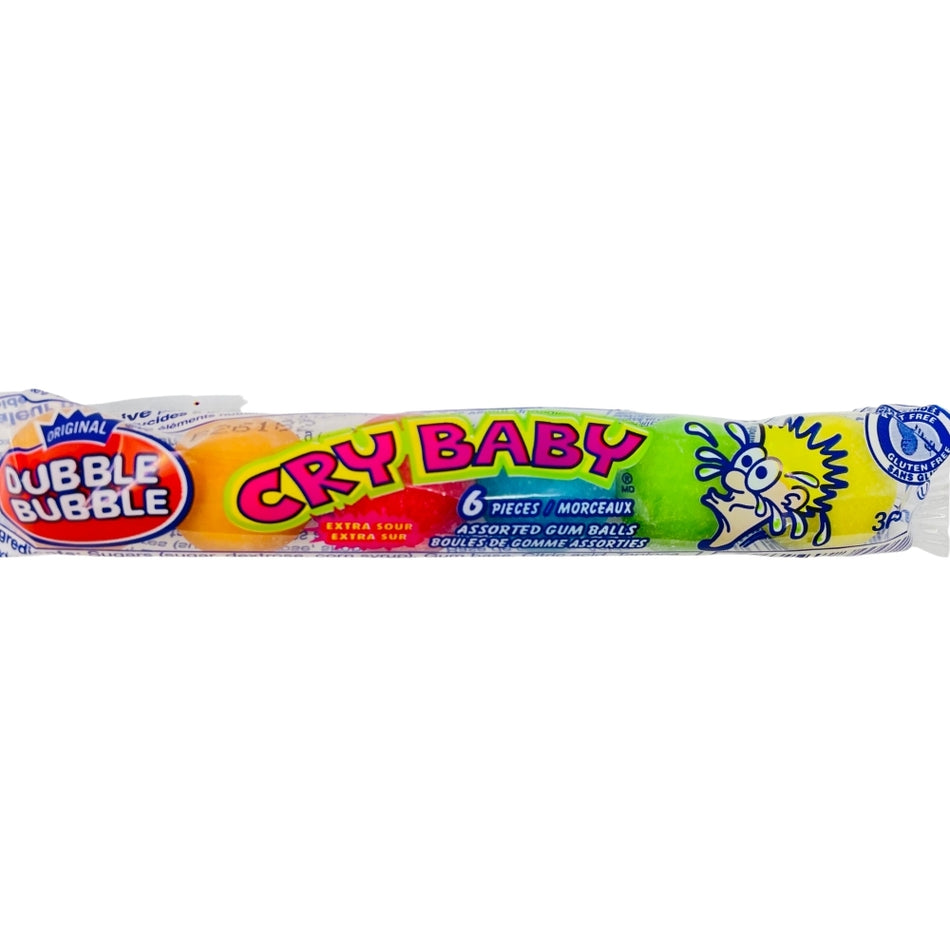 Cry Baby Extra Sour Gumballs 6 PC Tube - 36g
