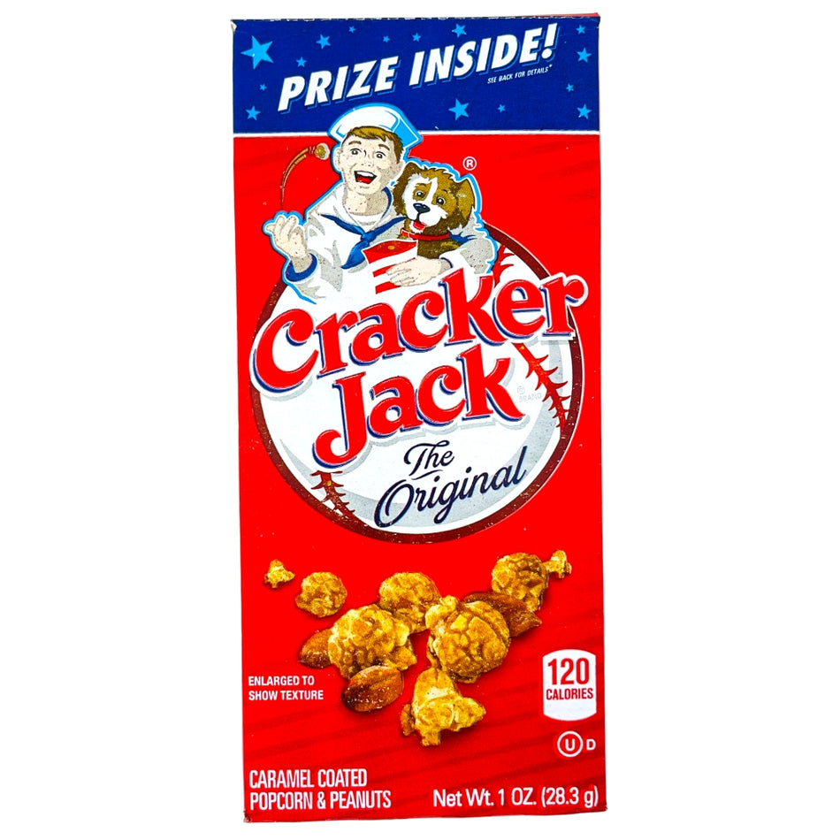 Cracker Jacks - 1 oz. Box-Cracker Jacks-cracker jack box-caramel popcorn