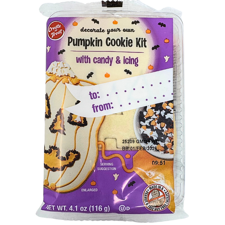 Create-A-Treat Decorate Your Own Pumpkin Cookie - 4.10oz