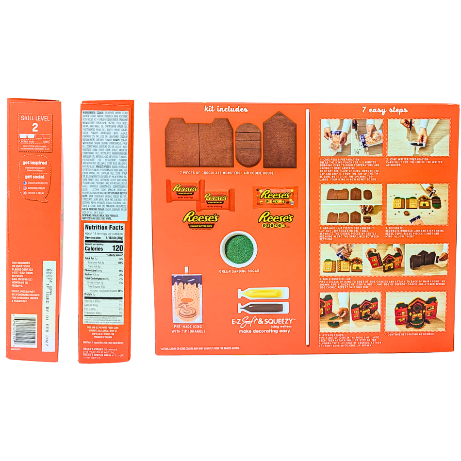 Create-A-Treat Reese's Monster Lair Cookie Kit - 19oz