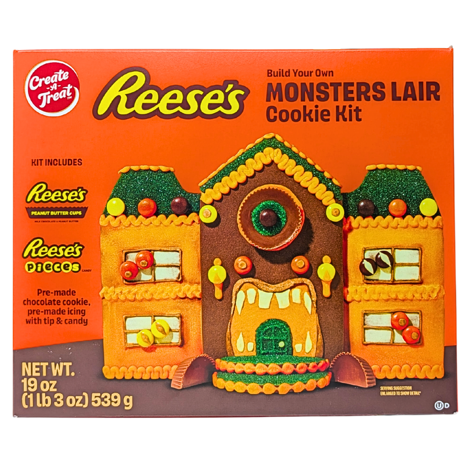 Create-A-Treat Reese's Monster Lair Cookie Kit - 19oz