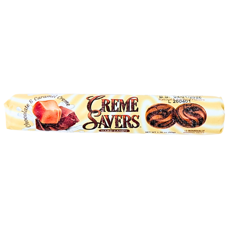 Creme Savers Rolls Chocolate & Caramel - 1.76oz
