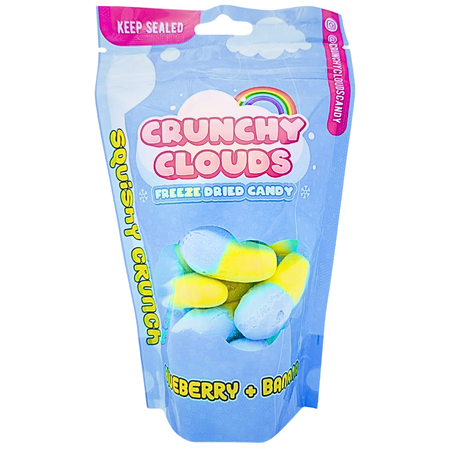 Crunchy Clouds Squashies Blueberry & Banana (UK) - 50g