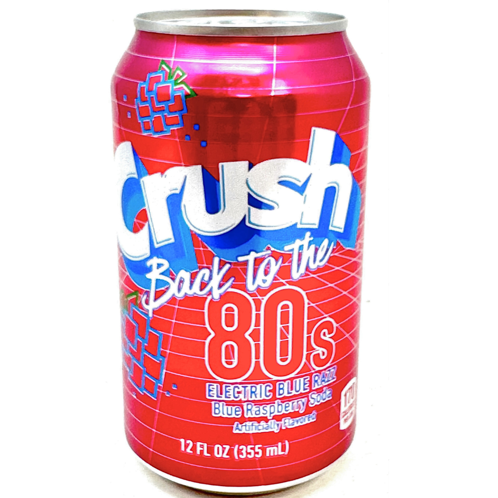Crush Electric Blue Razz - 355mL