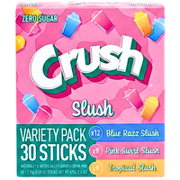 Crush Sugar Free Singles To Go Variety Pack - 30 Pack