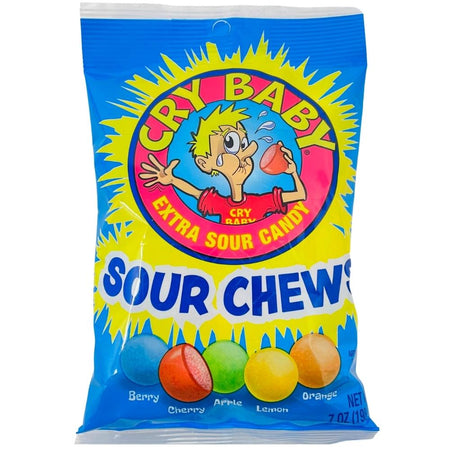 Cry Baby Sour Chews - 7oz-Sour candy-Cry Baby candy
