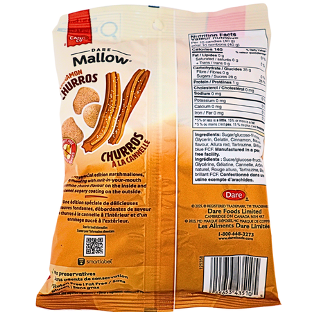Dare Mallow Cinnamon Churros - 150g