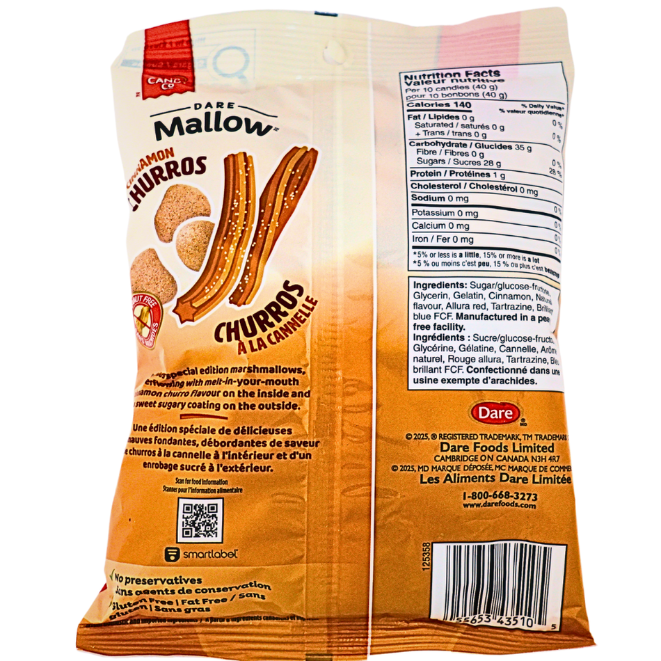 Dare Mallow Cinnamon Churros - 150g
