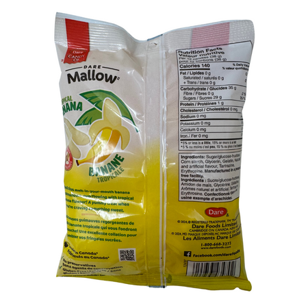 Dare Real Mallow Tropical Banana Marshmallow Candy - 150g