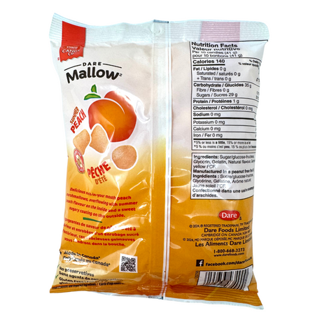 Dare Real Mallow Summer Peach Marshmallow Candy  - 150g