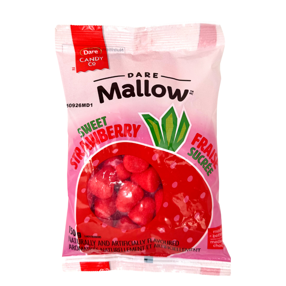 Dare Real Mallow Sweet Strawberry Marshmallow Candy - 150g