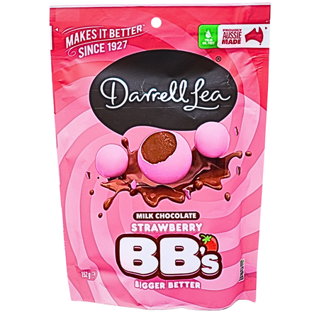 Darrell Lea Strawberry BB's Milk Chocolate (Australia) - 152g