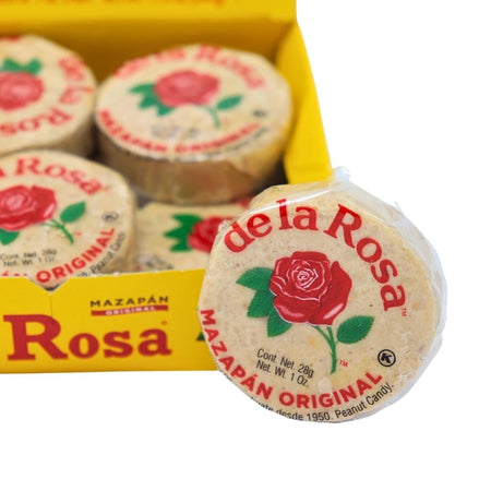 De La Rosa Marzipan Peanut Candy - 28g Mexican Candy Peanut Butter Candy 