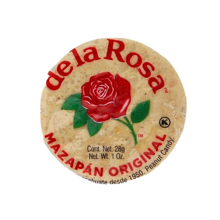 De La Rosa Marzipan Peanut Candy - 28g Mexican Candy Peanut Butter Candy 