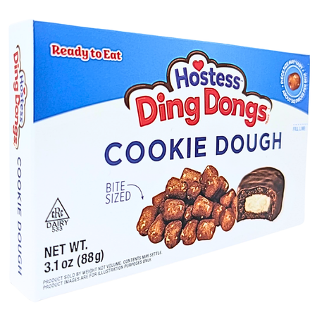Ding Dongs Cookie Dough Bites Theater box - 3.1oz
