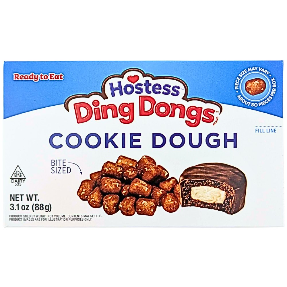 Ding Dongs Cookie Dough Bites Theater box - 3.1oz