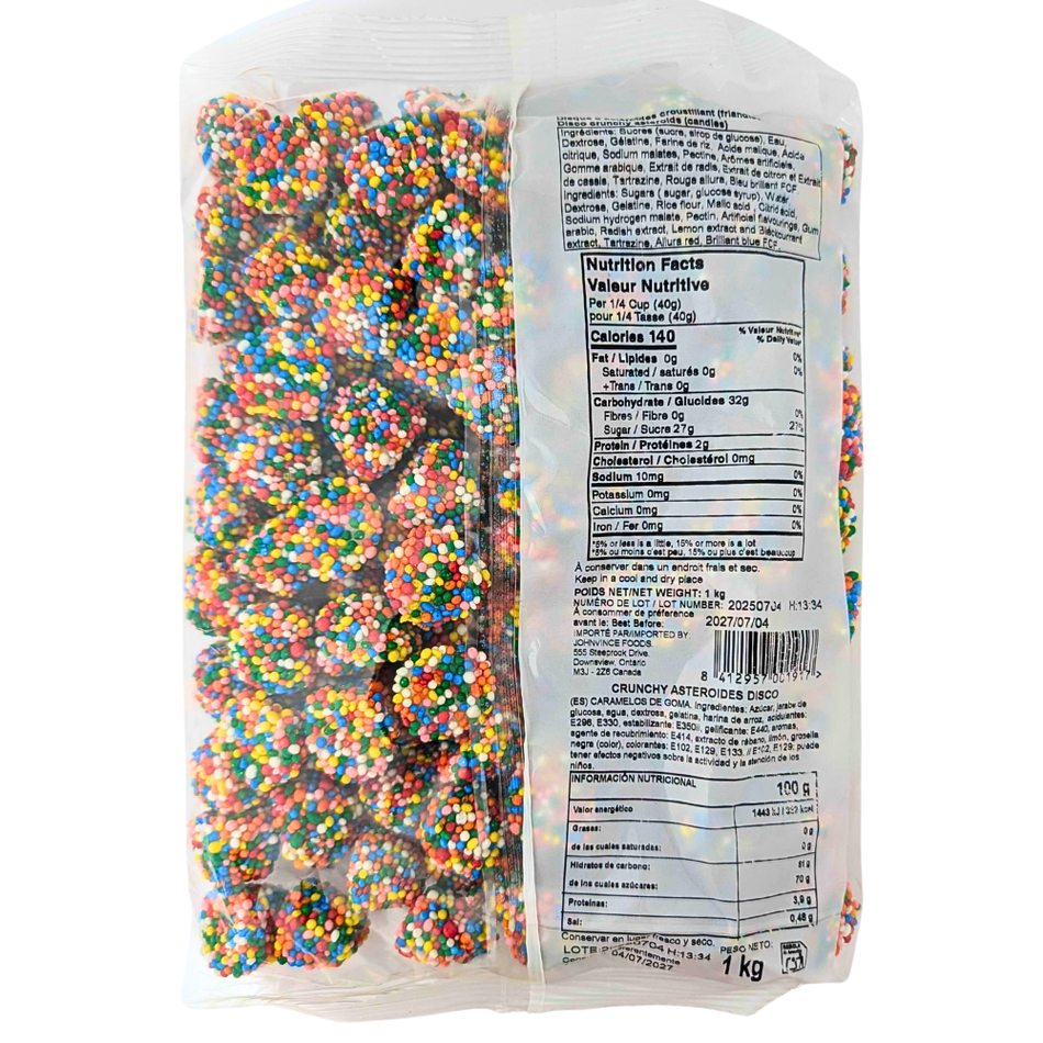 Disco Crunchy Asteroids Gummy - 1kg