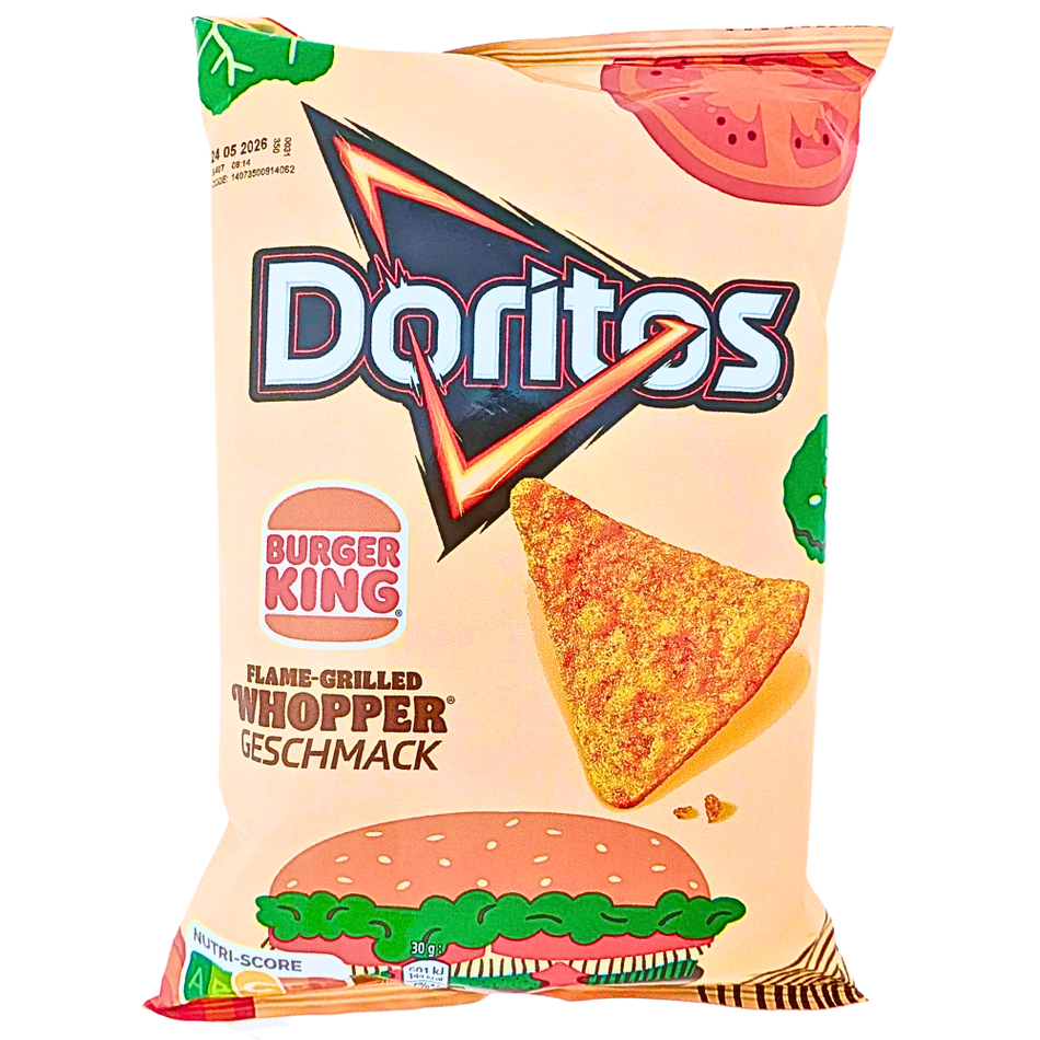 Doritos Burger King Flame Grilled Whopper (UK)