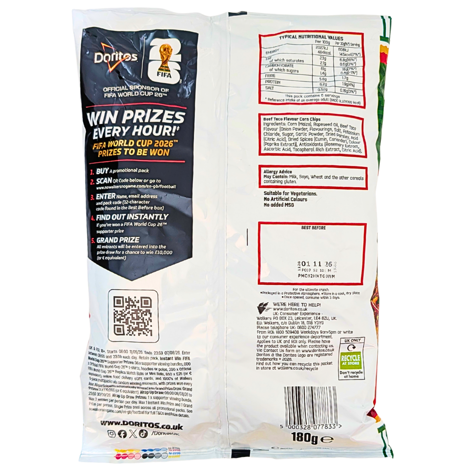 Doritos Mexican Beef Taco (UK) - 180g