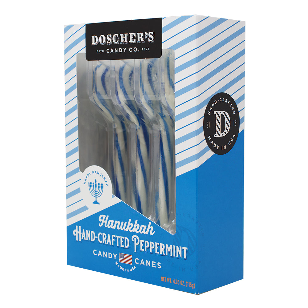 Hanukkah Candy Canes 12ct - 4.05oz -Hannukah Candy