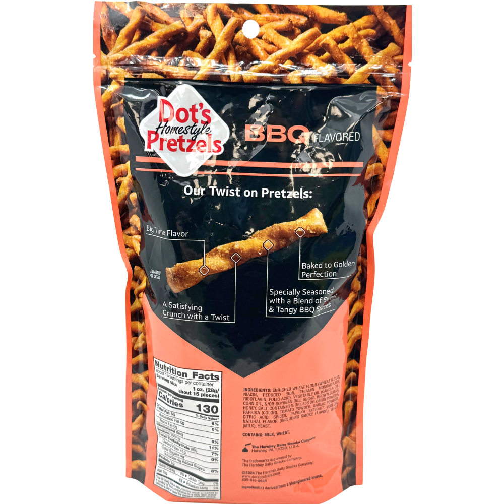 Dot's Homestyle Pretzels BBQ - 453g