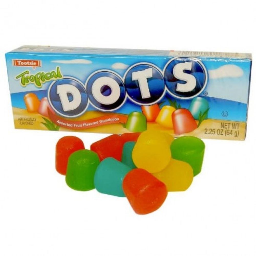 Dots Tropical Gumdrops Candy - 2.25oz Tropical Dots Candy-Gumdrops-dots candy