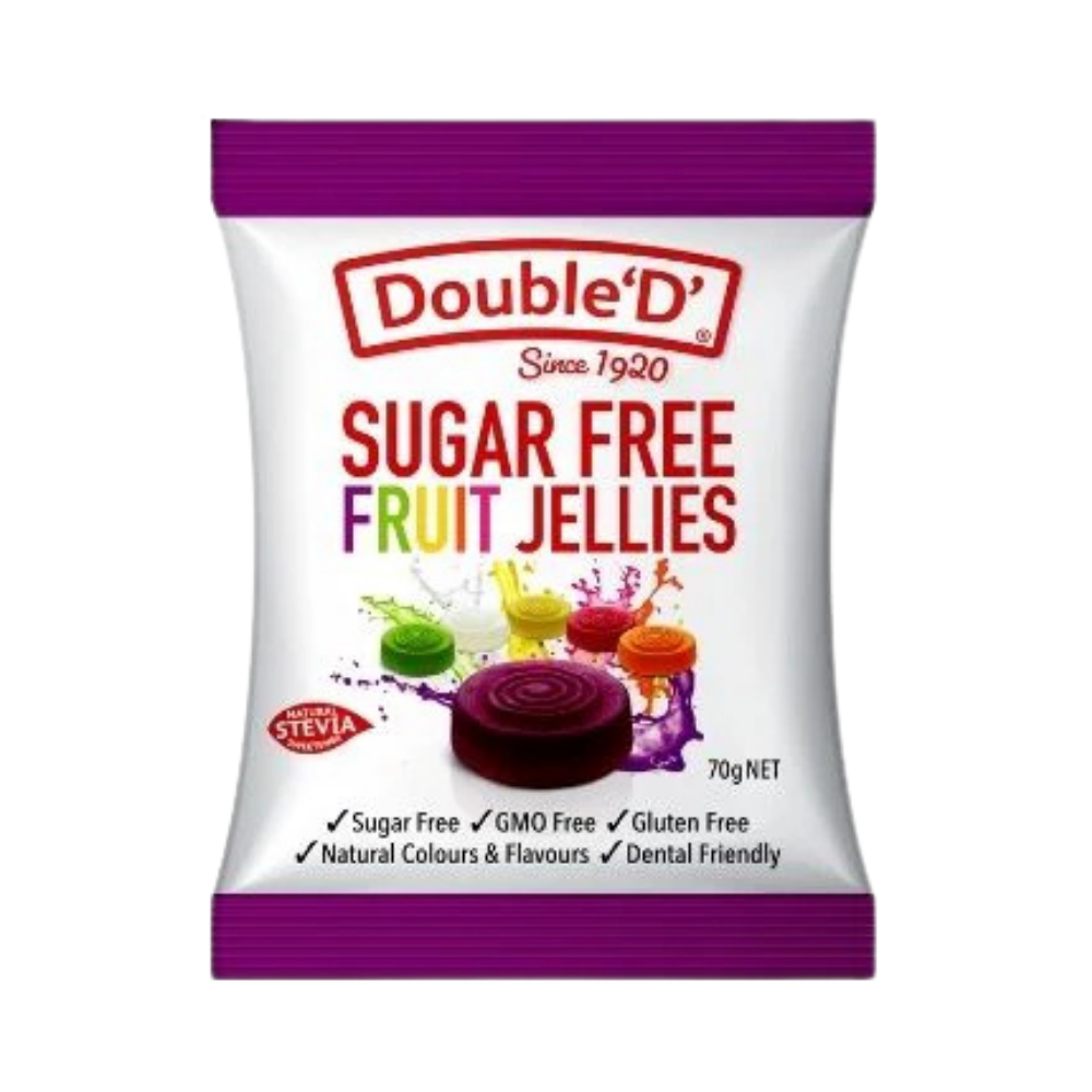 Double 'D' Sugar Free Fruit Jellies (Australia) - 70g