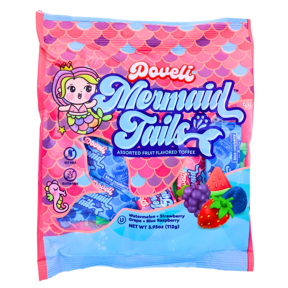 Doveli Mermaid Tails Assorted Toffee - 3.95oz