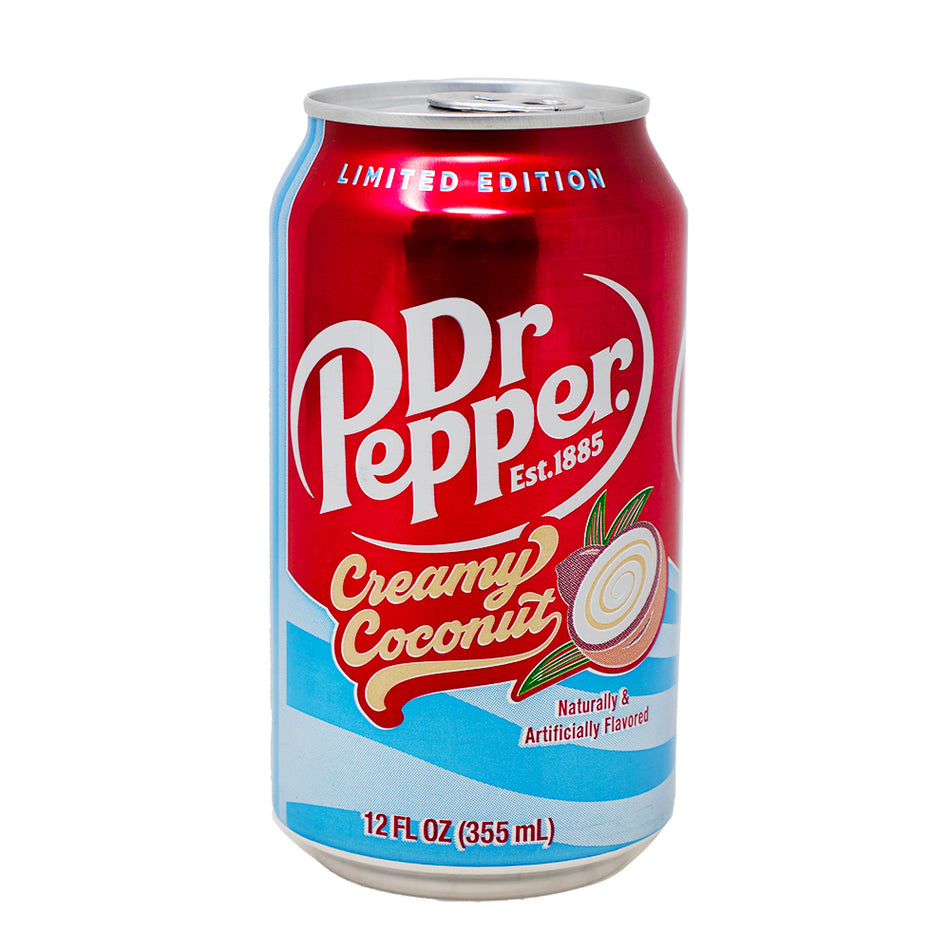 Dr Pepper Creamy Coconut Soda - Limited Edition 355mL