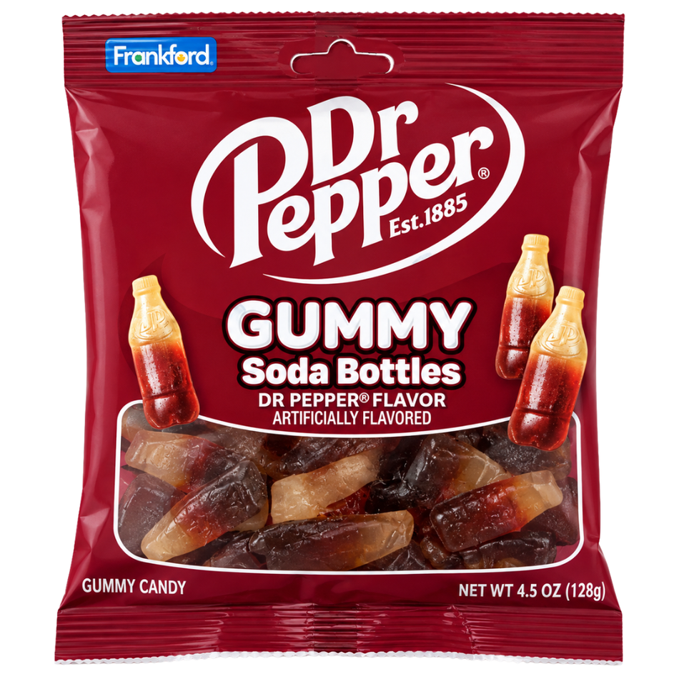 Dr Pepper Gummy Soda Bottles - 4.5oz