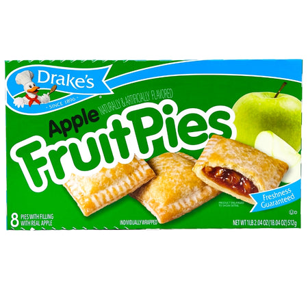 Drakes Apple Fruit Pies - 18.04oz **BB OCT 06/23**