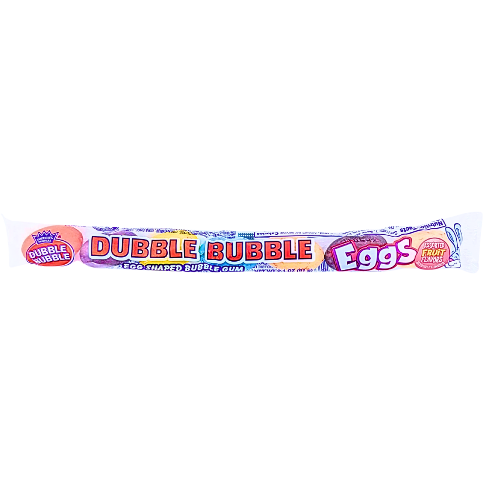Dubble Bubble Easter Gum Eggs 7pc - 2.1oz