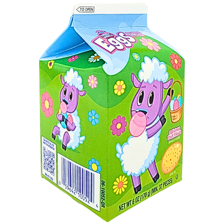 Dubble Bubble Easter Gum Eggs Milk Carton - 6oz