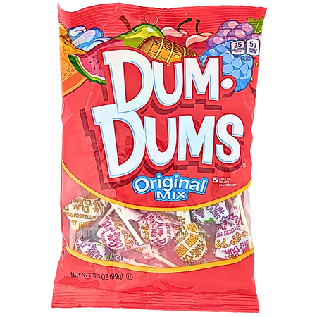 Dum Dums Original Mix - 3.5oz