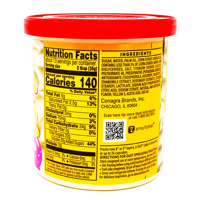 Dolly Parton Original Buttercream Frosting - 16oz Nutrition Facts Ingredientsdolly parton cake mix-best buttercream frosting