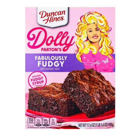 Dolly Parton Double Fudge Brownie Mix - 17.6oz-Dolly Parton Cake Mix-Brownies from scratch-Brownie mix