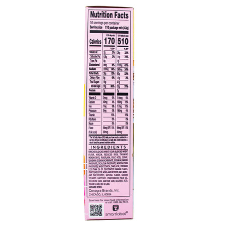 Dolly Parton Banana Cake Mix - 15.25oz Nutrition Facts Ingredients