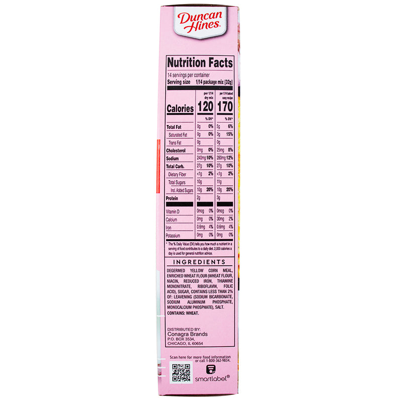 Dolly Parton Southern Sweet Cornbread Mix - 16oz Nutrition Facts Ingredients