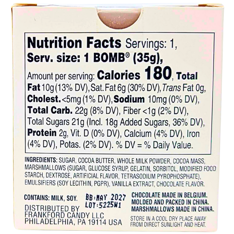 Dunkin' Original Hot Chocolate Bomb - 1.6oz
