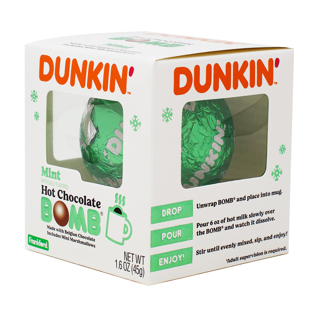 Dunkin' Mint Hot Chocolate Bomb - 1.6oz