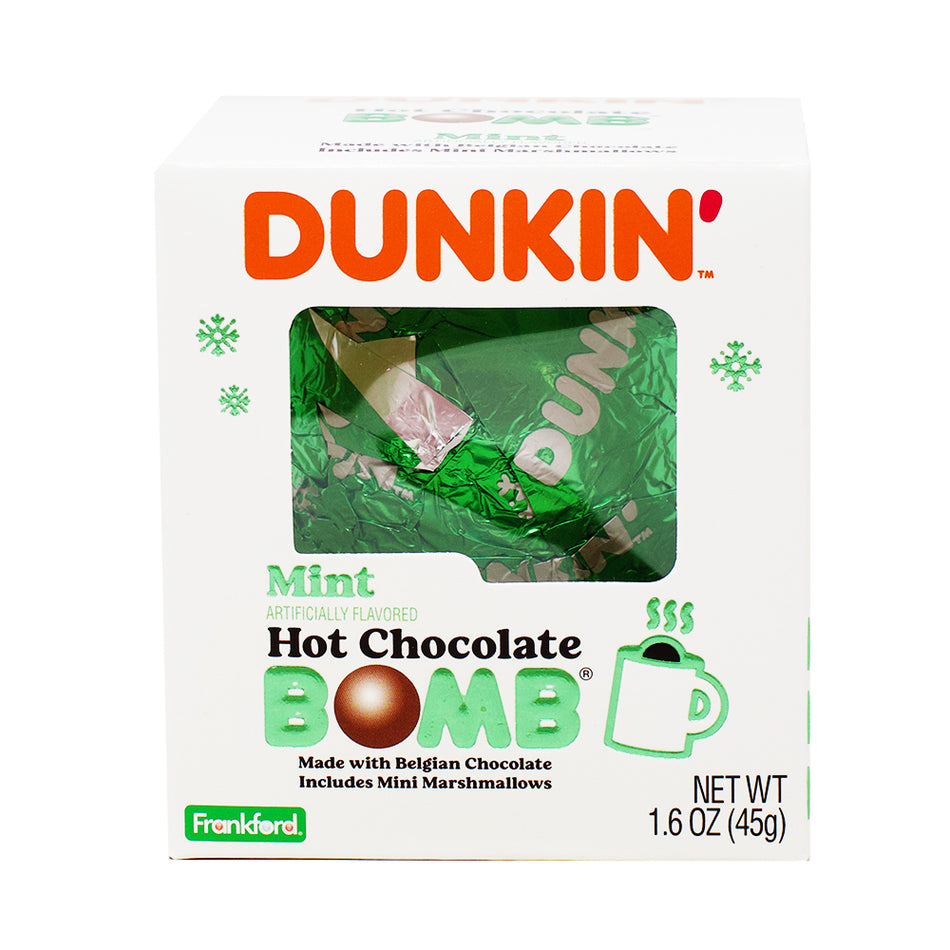 Dunkin' Mint Hot Chocolate Bomb - 1.6oz