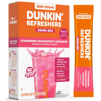 Dunkin' Singles To Go Zero Sugar - Strawberry Dragonfruit Lemonade - 10 Pack