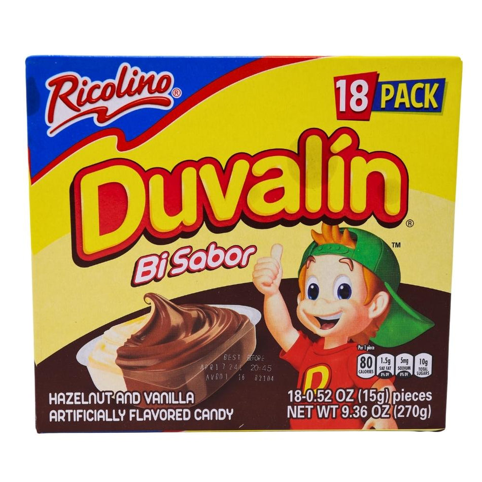 Duvalin Hazelnut Vanilla 18ct -Duvalin - Mexican Candy 