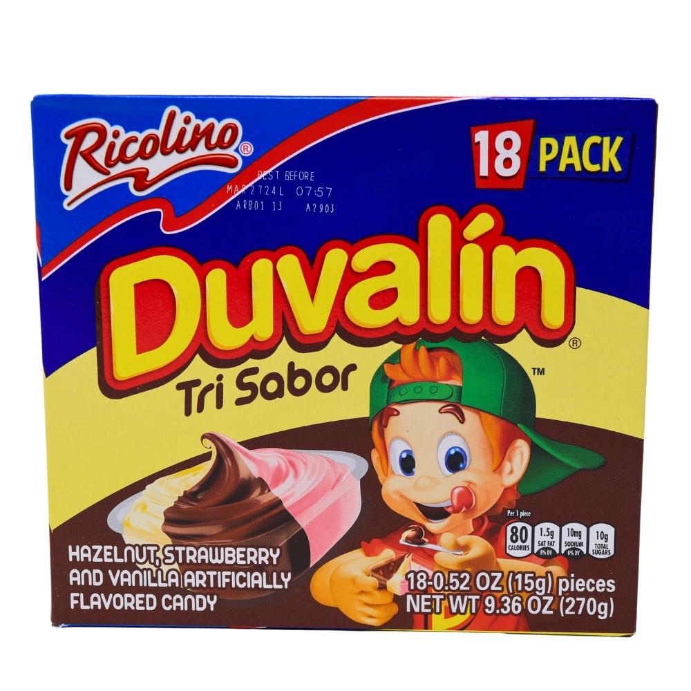 Duvalin Tri-Sabor 18ct -Duvalin  - Mexican Candy