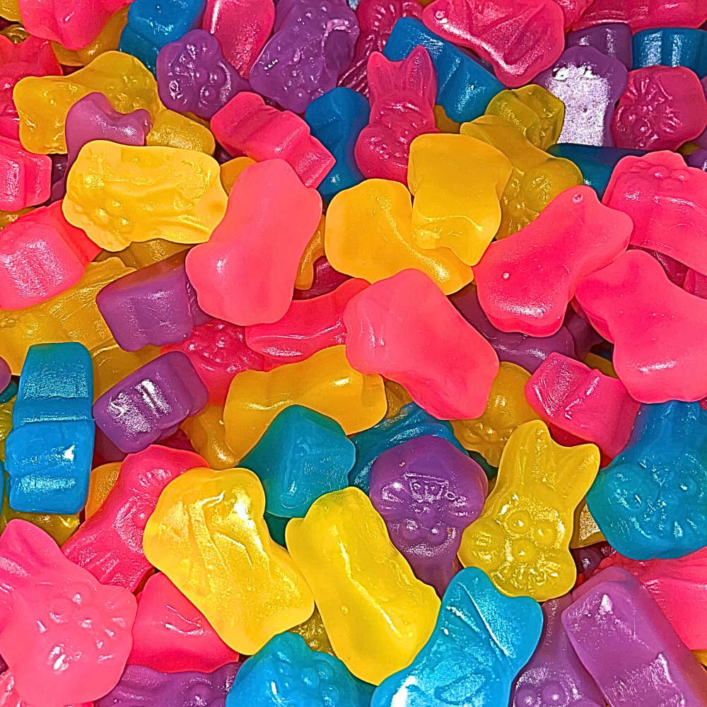 Easter Jube Bunnies Bulk - 8kg | Candy Funhouse US