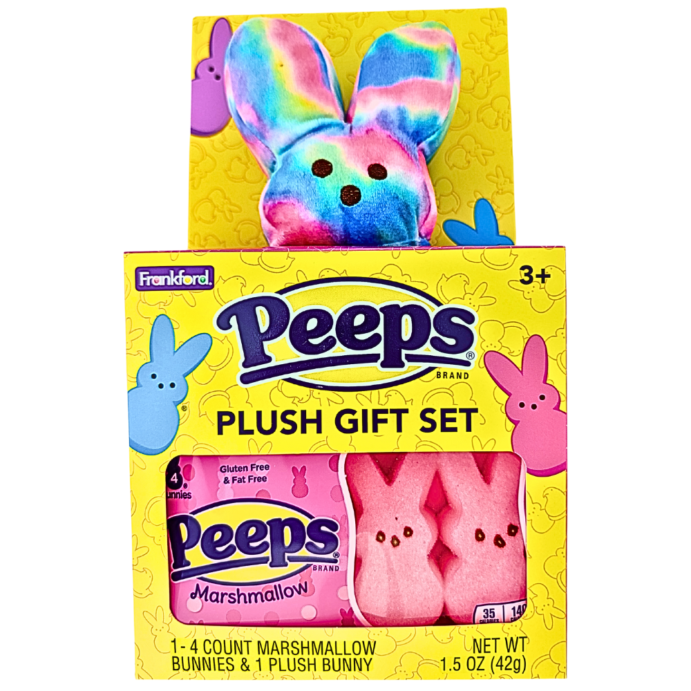 Easter Peeps Colourful Plush Bunny Gift Set - 1.5oz