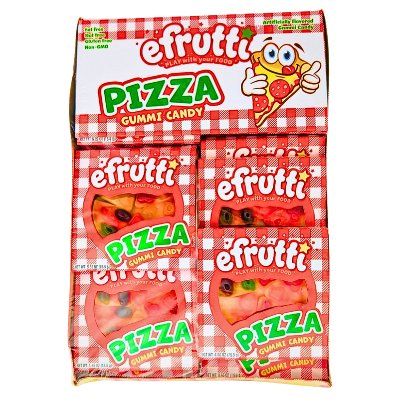 efrutti Gummi Pizza Candy - 48ct