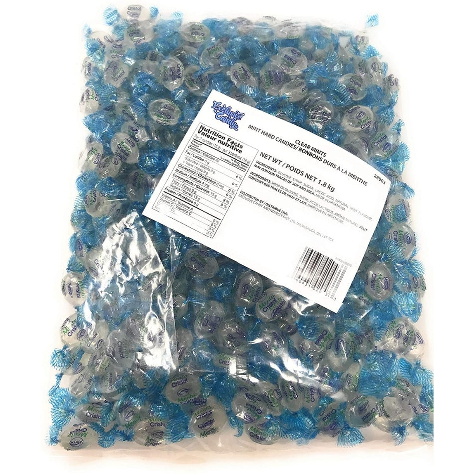 Clear Mints Hard Candy - 1.8kg
